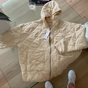 Urban outfitters Freja quilted dolman jacket NWT